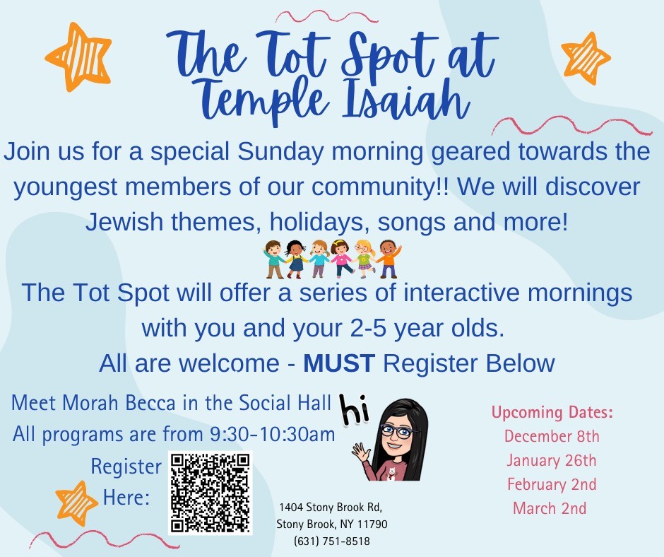 The Tot Spot at Temple Isaiah F