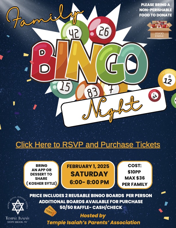 BINGO FLYER 2025