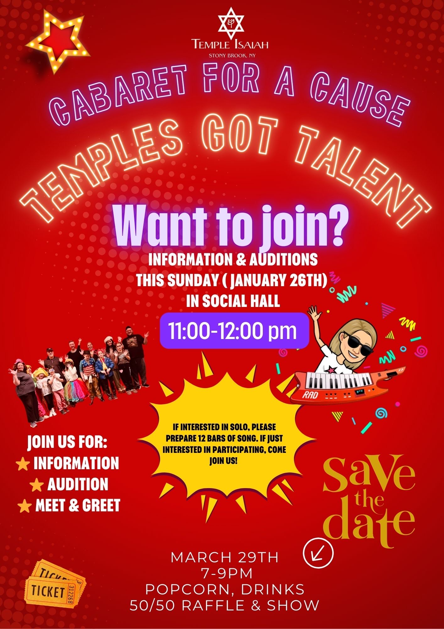 CAB FOR CAUSE auditions