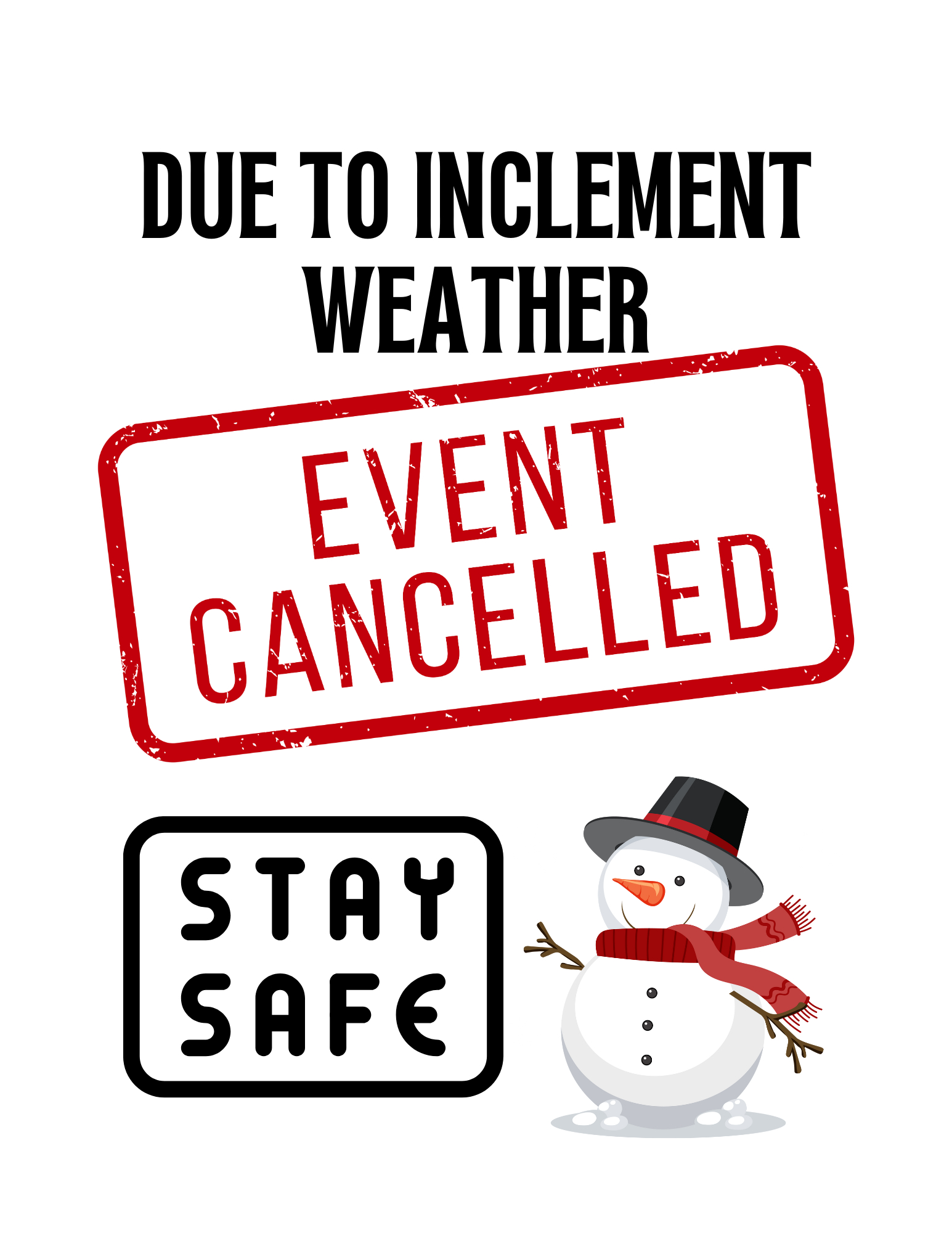 Event Canceled